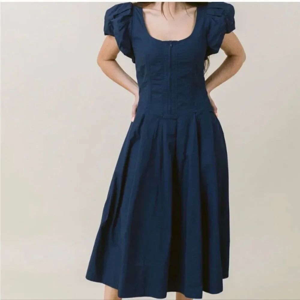 LaRoque Navy Johnson Dress | $348